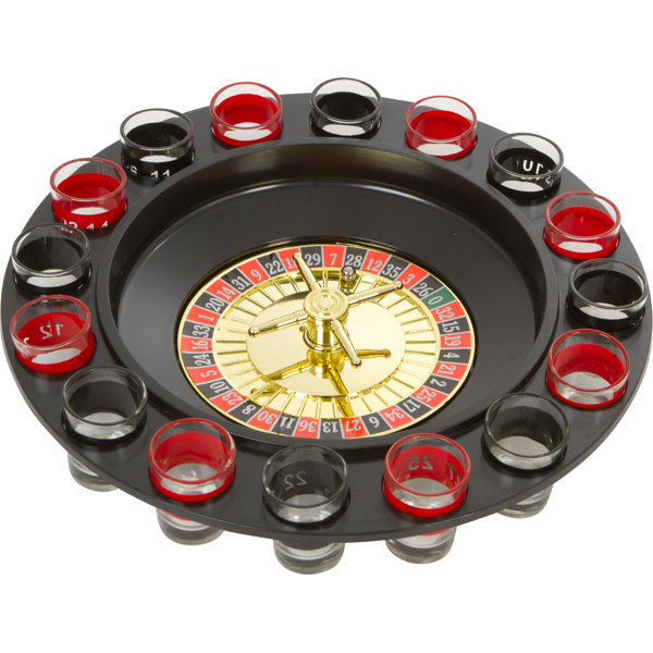 EZ Drinker Roulette Spinning Shot Drinking Game & Reviews Wayfair